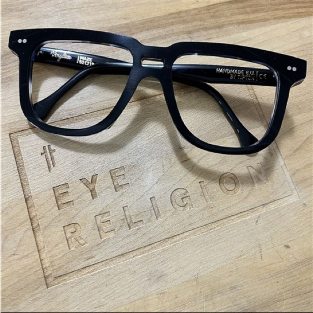 Vinylize Maze Optical Black Glasses by Tipton